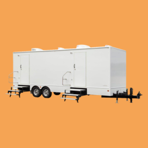 6-stall Luxury Restroom Trailer – 21′
