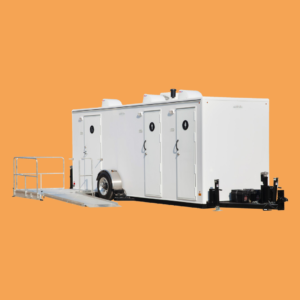3-Stall ADA Luxury Restroom Trailer – 19′