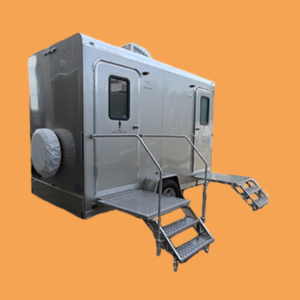 2-stall Restroom Trailer – 16′